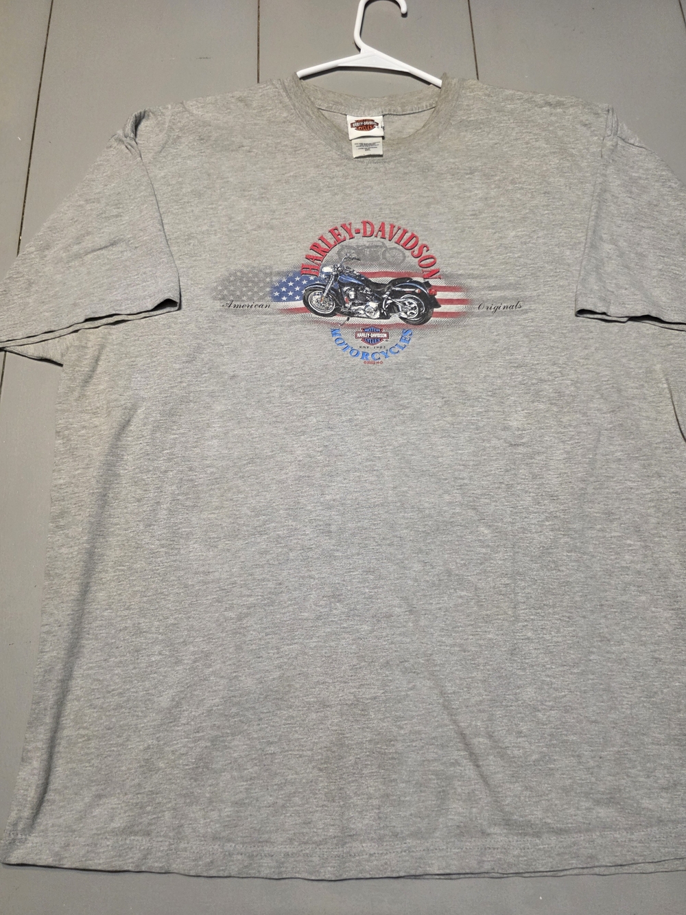 Harley-Davidson Gray Graphic Motorcycle T-Shirt